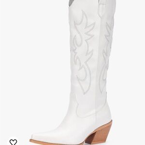 White cowboy boots